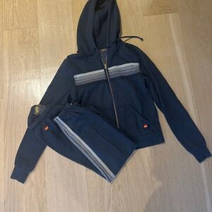Aviator Nation charcoal hoodie & pant